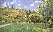 Camille Pissarro Cattle woman oil painting on canvas